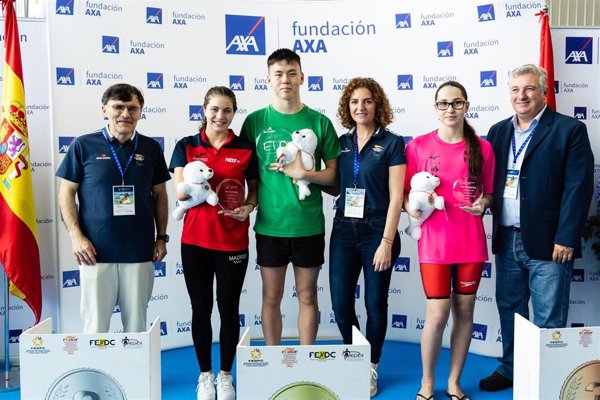 Escanilla, Dmytriv y Colomer, podio del Campeonato de España AXA de Promesas Paralímpicas de Natación