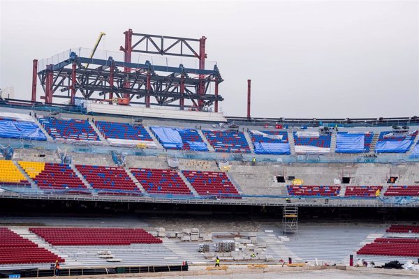 Las obras del Spotify Camp Nou avanzan hacia la vuelta al estadio