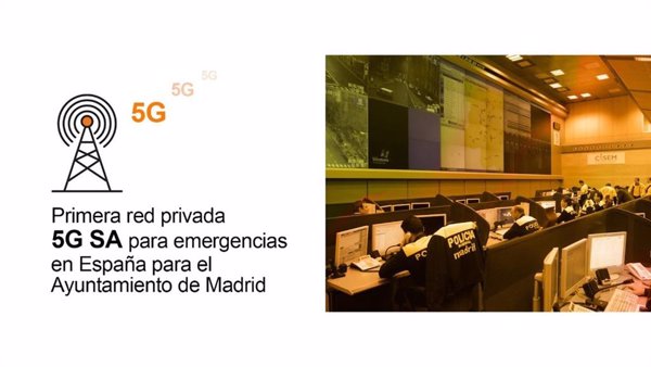Orange y el Ayuntamiento de Madrid implementarán la primera red privada 5G para emergencias de España
