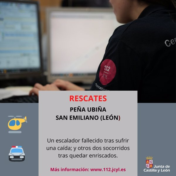 Un escalador fallecido y otros dos socorridos en dos rescates en Peña Ubiña (León)