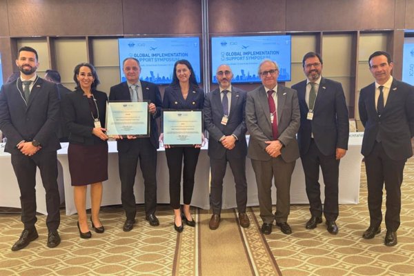 La Organización de Aviación Civil Internacional (OACI) reconoce la labor formativa de Enaire