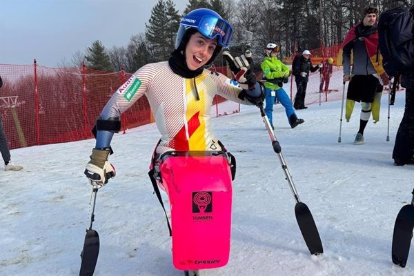 La española Audrey Pascual gana la plata en eslalon en el Mundial de Esquí Paralímpico