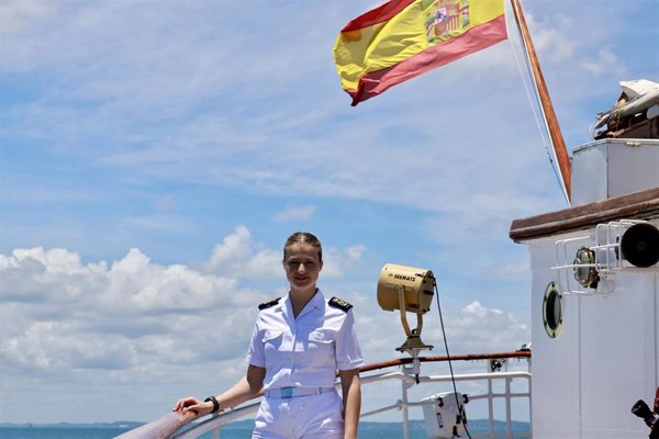 La Princesa Leonor arriba mañana a Salvador de Bahía, primera escala en América del 'Juan Sebastián Elcano'