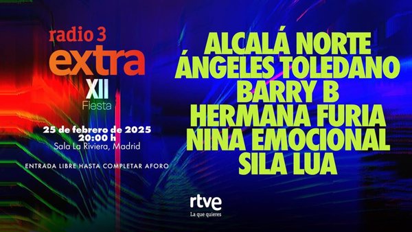 Radio 3 Extra presenta en su fiesta anual del 25 de febrero nuevos proyectos sobre Amaral, la moda española o Drag Queen
