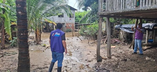 Al menos dos muertos y 60 heridos por las lluvias torrenciales en Piñas (Ecuador)