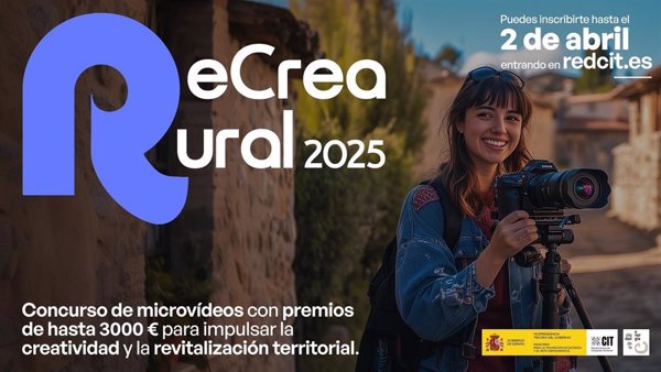 MITECO convoca los premios RE-CREA RURAL 2025, un certamen de microvídeos para ensalzar el dinamismo de la España rural