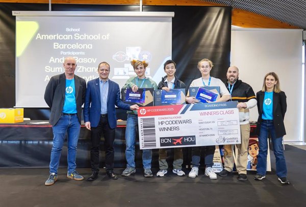 El American School de Barcelona se alza con la victoria nacional en la 10ª edición de HP Code Wars