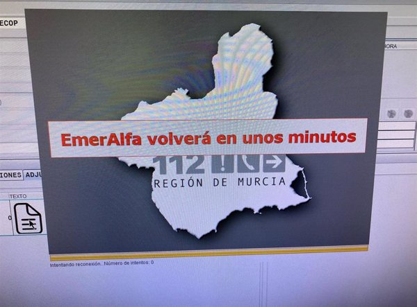 Murcia asegura que el centro de coordinación del '112' no ha dejado de funcionar y atender todas las llamadas