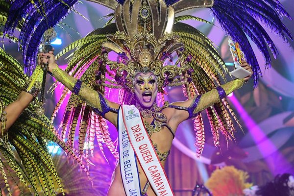 Drag Ármek, ganador de la gala Drag Queen del Carnaval de Las Palmas de Gran Canaria 2025