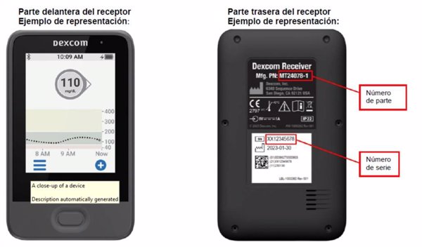 La AEMPS informa de un posible fallo de algunos receptores del sistema de monitorización continua de glucosa Dexcom G6