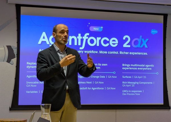 Agentforce, la plataforma de agentes de IA de Salesforce, se consolida en España con más de 50 clientes