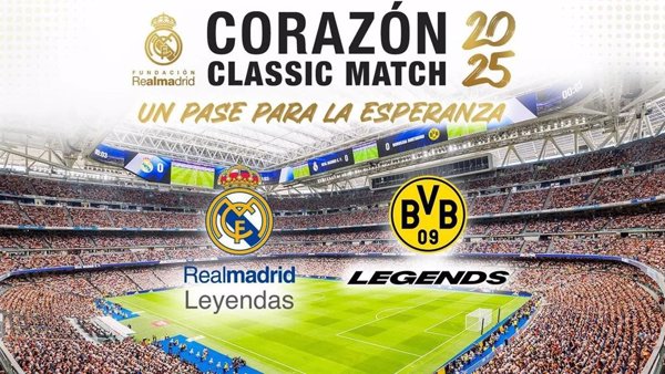 Las leyendas del Dortmund se enfrentarán a las del Real Madrid el próximo 7 de junio en el Corazón Classic Match