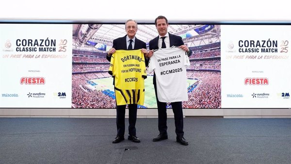 Las leyendas de Real Madrid y Dortmund se enfrentarán en el Corazon Classic Match, 