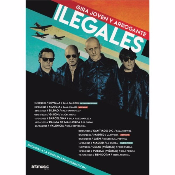 Ilegales arranca mañana su gira en Sevilla, con dos 'sold out' en Murcia y Madrid