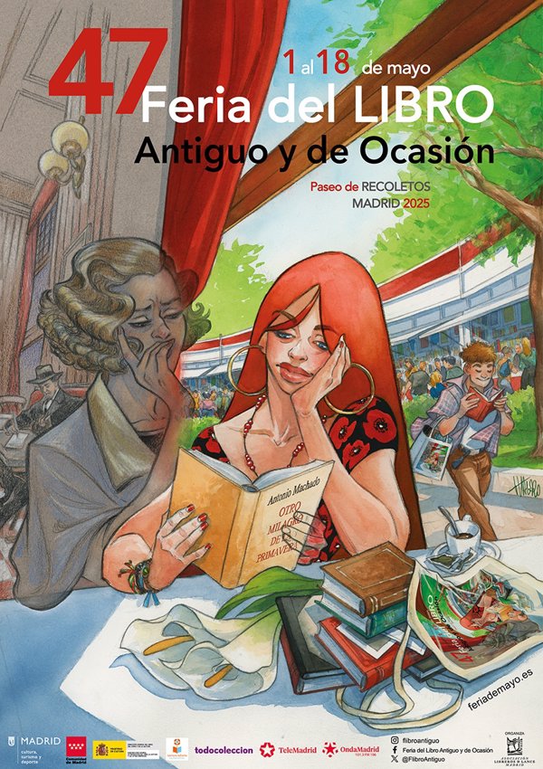 La 47ª Feria del Libro Antiguo y de Ocasión de Madrid homenajea al poeta Antonio Machado en su 150º aniversario