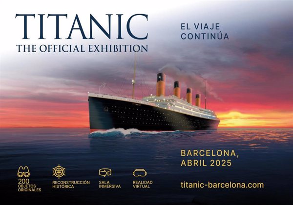 Barcelona acogerá una exposición con más de 200 objetos originales recuperados del Titanic