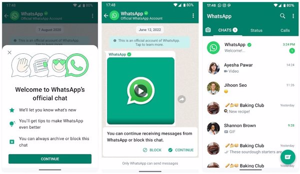 El chat oficial de WhatsApp, con información útil y consejos de seguridad, llega a Europa