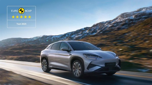 El BYD Sealion 7 obtiene las cinco estrellas en las pruebas de seguridad Euro NCAP