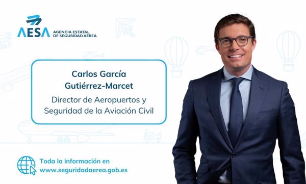 Carlos García, nuevo director de Aeropuertos y Seguridad de la Aviación Civil de AESA