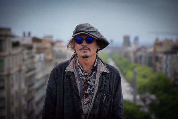 Johnny Depp rueda escenas de la película 'Day Drinker' en Vilanova i la Geltrú (Barcelona)