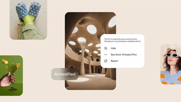 Pinterest agrega etiquetas para ayudar a identificar contenido generado por IA