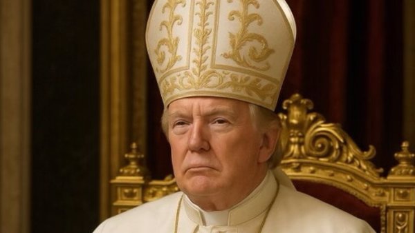 Trump publica una imagen disfrazado de Papa tras bromear con asumir el cargo tras la muerte de Francisco