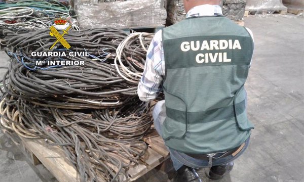 Las Fuerzas de Seguridad registraron 987 detenidos por 4.433 robos de cobre en 2024, un 87% más que 2019