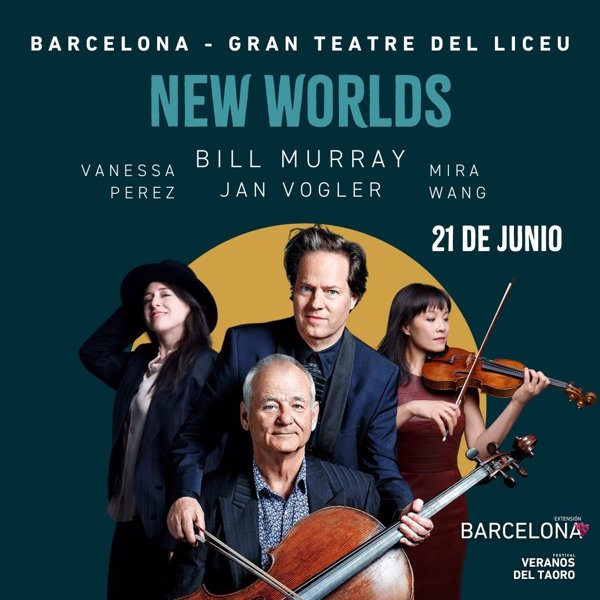 Bill Murray actuará el 21 de junio en el Liceu de Barcelona con el espectáculo 'New Worlds'