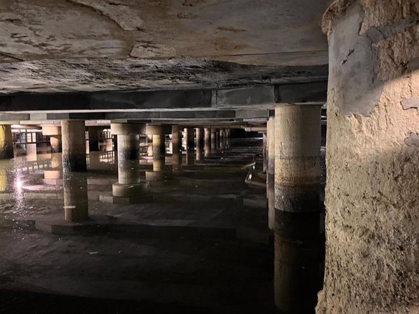 Los 38 tanques de tormentas madrileños llegaron al máximo de su capacidad durante las lluvias históricas de marzo