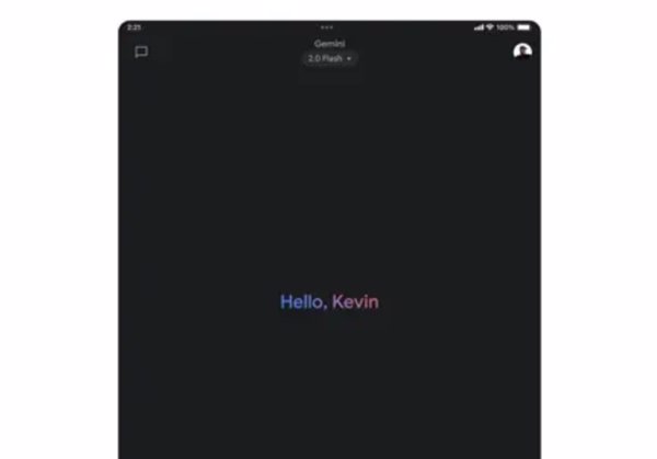 Google lanza la aplicación de Gemini para iPad