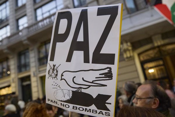 Una manifestación en Madrid pide el cese del comercio de armas entre España e Israel