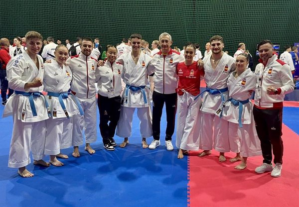 España, doble campeona de Europa en kata por equipos