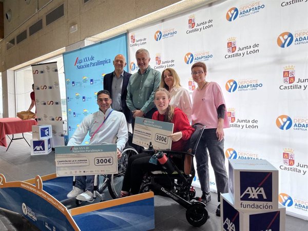 Marta Fernández y Miguel Luque se imponen en la cita de Valladolid de la Liga AXA de Natación Paralímpica