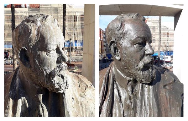 La restauración de la fuente a Sorolla permitirá recuperar su busto de bronce, réplica del hecho por Benlliure