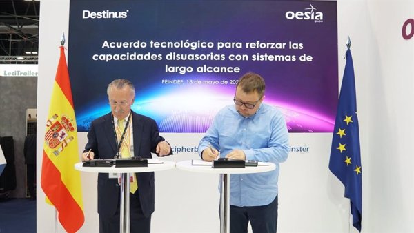 Oesía suscribe un acuerdo con la suiza Destinus para producir un sistema de misiles de largo alcance