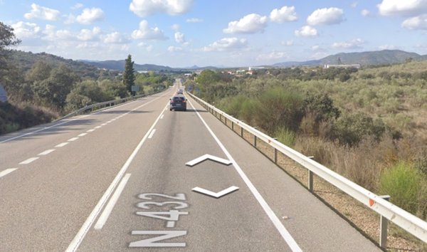 Muere atropellado un trabajador de pinturas de carreteras en la N-432 a su paso por Espiel (Córdoba)