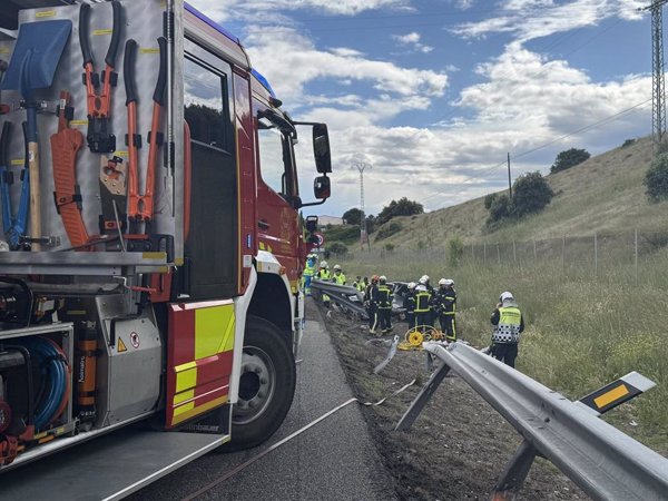 Muere una mujer de 50 años en un accidente de tráfico en El Molar (Madrid)