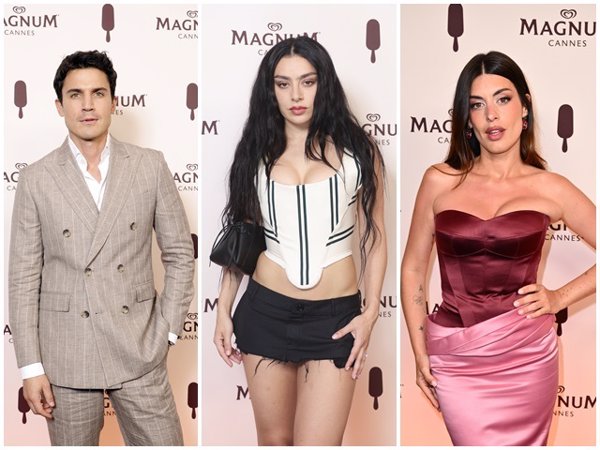 Charli XCX, Álex González, Dulceida y Violeta rompen con lo convencional en la fiesta Magnum en Cannes