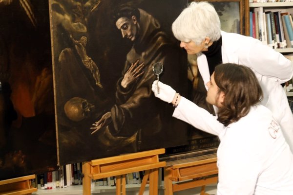 La Universitat de Lleida atribuye a El Greco un cuadro con la imagen de San Francisco