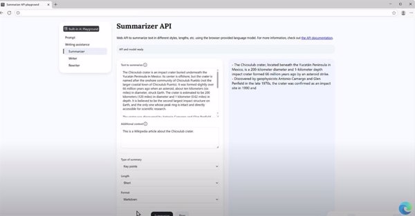 Microsoft lanza nuevas API en Edge para facilitar la incorporación de funciones de IA a aplicaciones web