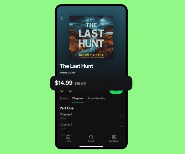 Spotify ya permite comprar audiolibros directamente desde la app de iOS en EEUU