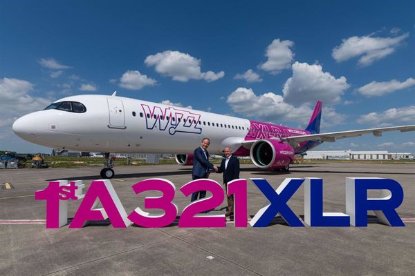 Wizz Air recibe el primer avión Airbus A321XLR con motor Pratt & Whitney del mundo