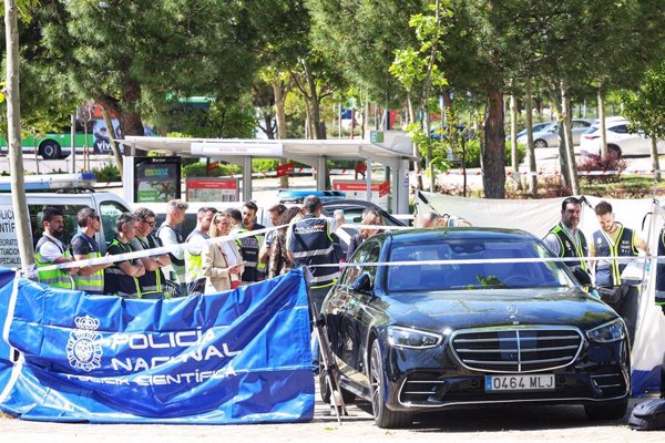 Buscan a varias personas por el homicidio junto al colegio de Pozuelo y que huyeron por una zona boscosa