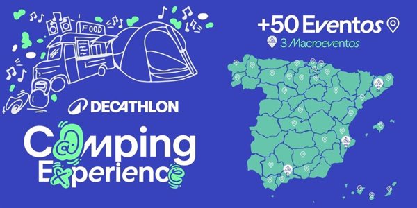 Decathlon presenta la camping experience en Terrassa, Guadalmar y Alicante