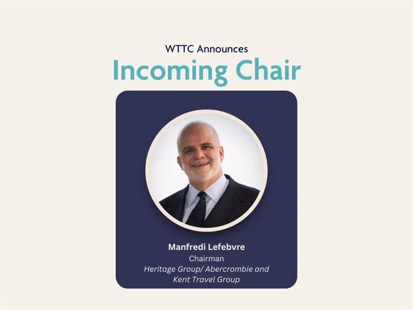WTTC nombra a Manfredi Lefebvre nuevo presidente, que asumirá el cargo en septiembre