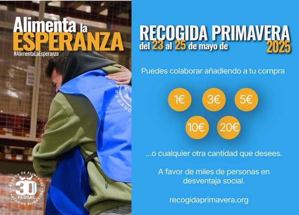 Cadenas de supermercados se unen a FESBAL en la Recogida Primavera 2025