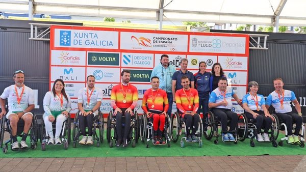 La selección madrileña se impone en el 'team relay' del Campeonato de España de Ciclismo Paralímpico