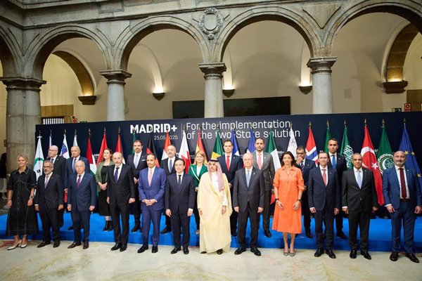 España abandera junto a 20 países un frente común por el fin del bloqueo en Gaza y la solución de dos Estados