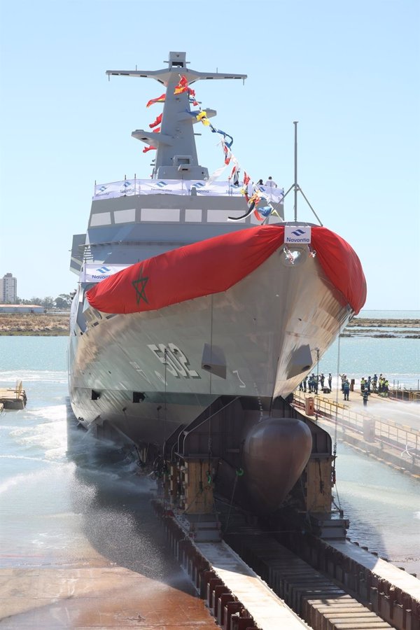 Navantia San Fernando (Cádiz) celebra la botadura del patrullero de altura para la Marina Real de Marruecos