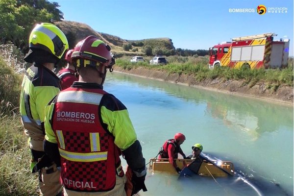 Muere un conductor tras caer al Canal de Aragón y Cataluña entre Albelda (Huesca) y Alfarrás (Lleida)
